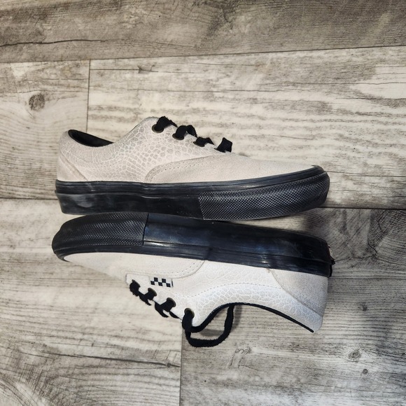 VANS Breana Geering x‎ Era Marshmallow Black Mens 4.5 - Picture 4 of 7